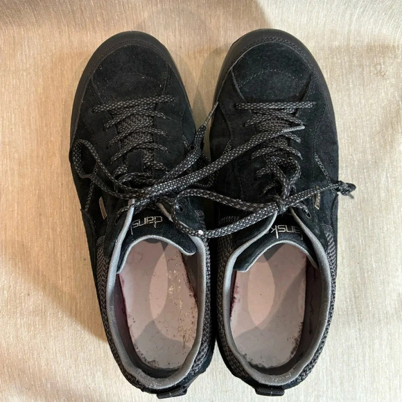 DANSKO Size 39 Paisley Waterproof Slip Resistant Lace Up Leather Sneakers Shoes - Picture 8 of 11